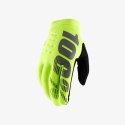 100 PROCENT RĘKAWICE CROSS ENDURO BRISKER SOFTSHELL ŻÓŁTY FLUO ROZMIAR S