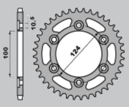 CHT ZĘBATKA TYŁ 1027 49 A4150735390 DUCATI MONSTER