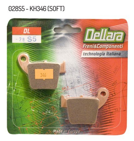 DELLARA KLOCKI HAMULCOWE KH346 SOFT TYŁ