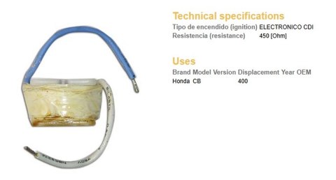 DZE CEWKA CB 400 10061-01