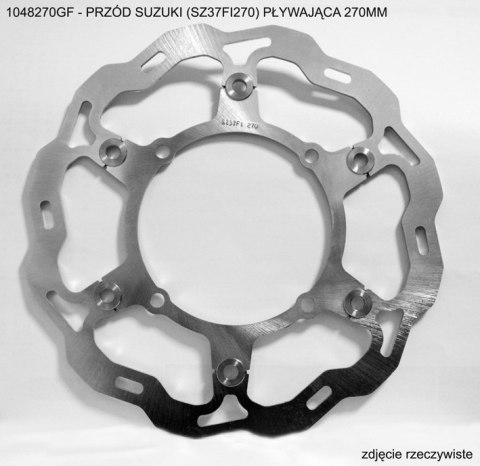 GROSSKOPF TARCZA HAMULCOWA PRZÓD SUZUKI SZ37FI270