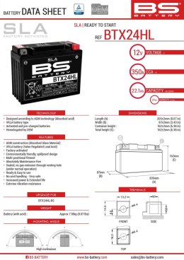 BS AKUMULATOR B50N18L A3 FA Y50N18LA2 12V 21AH 206