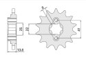 CHT ZĘBATKA PRZEDNIA 293 15 HONDA XL 600V 87-88