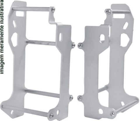 CROSSPRO OSŁONY CHŁODNICY ALUMINIOWE LIGHT ICE POLISH TM EN MX 250, 300 19