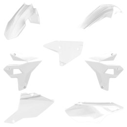POLISPORT KOMPLET PLASTIKÓW SUZUKI DR-Z 400 DRZ400 00-24 RESTYLING WHITE