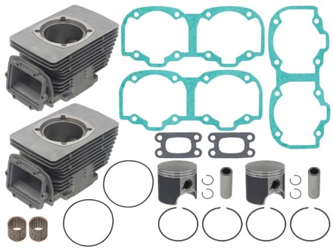 SPI SNOW CYLINDER KPL 2 X CYLINDER, TŁOK, ŁOŻYSKO GŁÓWKI KORBOWODU, USZCZELKI TOP-END SKI DOO EXPEDITION 550 F