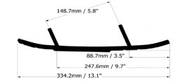 SPI SNOW WIDIA PŁOZY ŚLIZG LYNX ADVENTURE V800 07- 09, BOONDOCKER 600 20- 21, 850 18- 22, SKI DOO BACKCOUNTRY 1