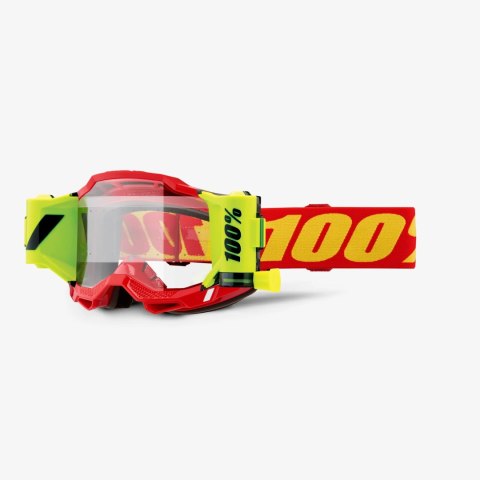 100 PROCENT GOGLE ACCURI 2 FORECAST ROLL-OFF - FLUO SZYBKA PRZEŹROCZYSTA