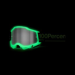 100 PROCENT GOGLE ACCURI 2 GLOW -MIRROR SILVER LENS - SZYBKA SREBRNE LUSTRO