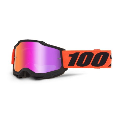 100 PROCENT GOGLE ACCURI 2 TORC SILVER LENS SZYBKA SREBRNE LUSTRO