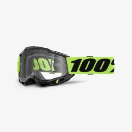 100 PROCENT GOGLE ACCURI 2 YOUTH JUNIOR NEON-CLEAR LENS-FLUO SZYBA PRZEŹROCZYSTA