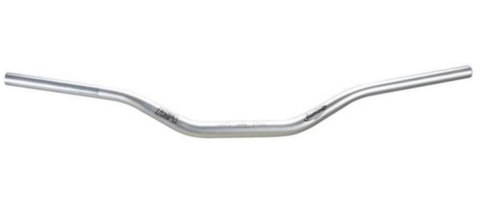 DOMINO KIEROWNICA ALUMINIOWA ERGAL 7075 FATBAR 28MM ŚREDNIA KOLOR SREBRNY