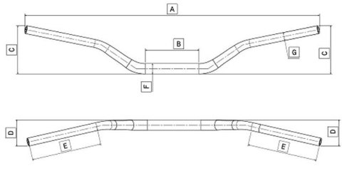 DOMINO KIEROWNICA ALUMINIOWA ERGAL 7075 FATBAR 28MM ŚREDNIA KOLOR SREBRNY DOMINO KIEROWNICA ALUMINIOWA ERGAL 7075 FATBAR 28MM ŚREDNIA KOLOR SREBRNY