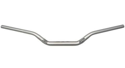 DOMINO KIEROWNICA ALUMINIOWA ERGAL 7075 FATBAR 28MM WYSOKA KOLOR SREBRNY