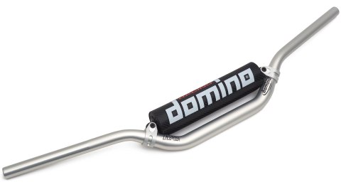 DOMINO KIEROWNICA ALUMINIOWA ERGAL 7075 28MM WYSOKA Z POPRZECZKĄ SREBRNY DOMINO KIEROWNICA ALUMINIOWA ERGAL 7075 28MM WYSOKA Z POPRZECZKĄ SREBRNY