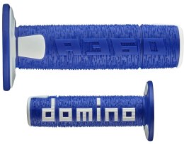 DOMINO MANETKI GRIPY NEW LAMELAR DWUSKŁADNIKOWE KOLOR NIEBIESKI/BIAŁY