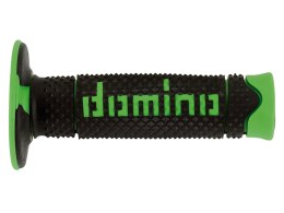 DOMINO MANETKI GRIPY OFF ROAD DWUSKŁADNIKOWE KOLOR CZARNY/ZIELONY
