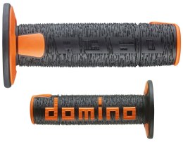 DOMINO MANETKI GRIPY OFF ROAD NEW LAMELAR DWUSKŁADNIKOWE BLACK/ORANGE
