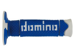 DOMINO MANETKI GRIPY OFF ROAD PYRAMID A260 DWUSKŁADNIKOWE BLUE/WHITE