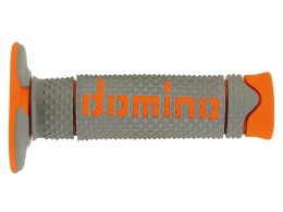 DOMINO MANETKI GRIPY OFF ROAD PYRAMID DWUSKŁADNIKOWE GREY/ORANGE