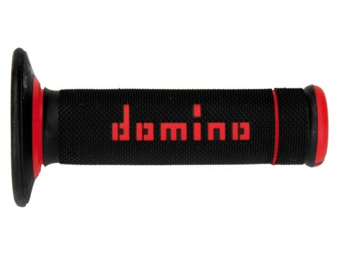 DOMINO MANETKI GRIPY OFF ROAD X-TREME DWUSKŁADNIKOWE KOLOR CZARNY/CZERWONY DOMINO MANETKI GRIPY OFF ROAD X-TREME DWUSKŁADNIKOWE KOLOR CZARNY/CZERWONY