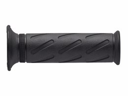 DOMINO MANETKI GRIPY ON ROAD STYLE 22+25MM, DŁ.124/123MM Z OTWOREM BLACK