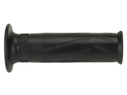 DOMINO MANETKI GRIPY ROAD YAMAHA STYLE 22+25MM, DŁ.120MM Z OTWOREM BLACK