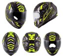KAPPA KASK KJ04 EVO PROX JUNIOR INTEGRALNY FULLFACE FLUO MATT 54 XL HOMOLOGACJA ECE 22