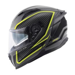 KAPPA KASK KV52 KRONOS INTEGRALNY Z BLENDĄ FLUO MAT CARBON LOOK 56 S HOMOLOGACJA