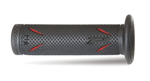 PROGRIP MANETKI PG718 ROAD 22+25MM, DŁ.122MM BLACK RED DWUSKŁ. 718-149