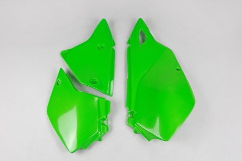 UFO 2024/11 BOCZKI TYLNE KAWASAKI KLX 400R '03-'25 ( KOMPLET ) KOLOR ZIELONY
