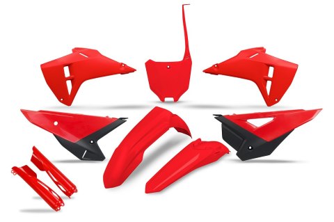 UFO KPL PLASTIKÓW FULL KIT HONDA CRF 250R 450R 25 KOLOR CZERWONY C