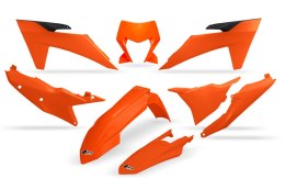 UFO 2024/11 KOMPLET PLASTIKÓW KTM EXC 150 / 250 / 300 TBI '24-'25, EXC-F 250 / 350 / 450 / 500 '24-'25 KOLOR OEM '25 ( POMARAŃCZ
