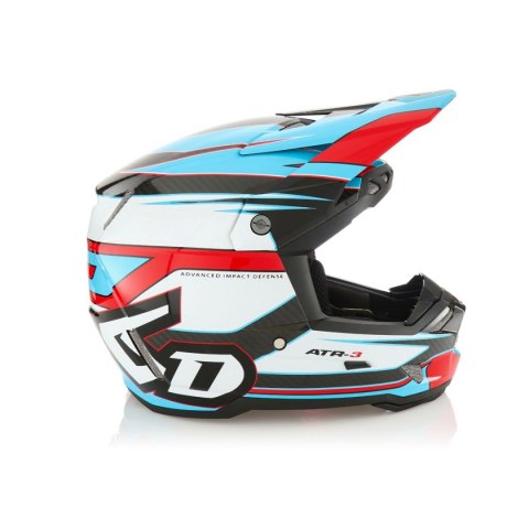 6D HELMETS KASK CROSS ENDURO ATR-3 HYPER GLOSS CYAN M 57 -58 CM