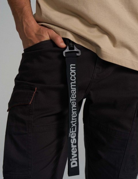 DIVERSE EXTREME TEAM SPODNIE DKR CARGO 09 KOLOR CZARNY ROZMIAR 36
