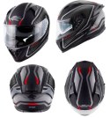KAPPA KASK KV52 KRONOS INTEGRALNY Z BLENDĄ MAT CARBON LOOK 56 S HOMOLOGACJA ECE 22R06