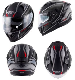 KAPPA KASK KV52 KRONOS INTEGRALNY Z BLENDĄ MAT CARBON LOOK 56 S HOMOLOGACJA ECE 22R06