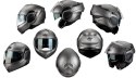 KAPPA KASK KV55 SOLID SZCZĘKOWY MODUŁOWY FLIP-BACK Z BLENDĄ 60 L HOMOLOGACJA ECE 22R06