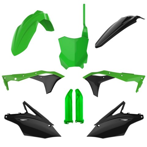 POLISPORT KPL PLASTIKÓW KXF 250 17-20 W ZEST. TABLICA 8665900001 I OSŁONY AMORTYZARORÓW