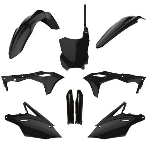POLISPORT KPL PLASTIKÓW KXF 250 17-20 W ZEST. TABLICA 8665900003 I OSŁONY AMORTYZARORÓW