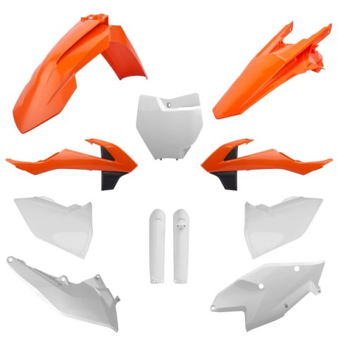 POLISPORT KPL PLASTIKÓW KTM SX SX-F 16-18 W ZEST. TABLICA 8664900002 I OSŁONY AMORT. 8398