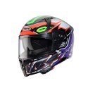 CABERG KASK INTEGRALNY AVALON X GURKHA BLACK MAT/ORANGE/VIOLET M