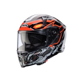 CABERG KASK INTEGRALNY AVALON X GURKHA BLACK/GREY/ORANGE FLUO XL