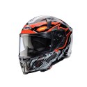 CABERG KASK INTEGRALNY AVALON X GURKHA BLACK/GREY/ORANGE FLUO S