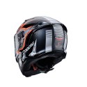 CABERG KASK INTEGRALNY AVALON X GURKHA BLACK/GREY/ORANGE FLUO S