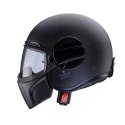CABERG KASK OTWARTY JET MODEL GHOST X SOLID KOLOR CZARNY MAT ROZMIAR XS