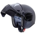 CABERG KASK OTWARTY JET MODEL GHOST X SOLID KOLOR CZARNY MAT ROZMIAR XS