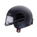 CABERG KASK OTWARTY JET MODEL GHOST X SOLID KOLOR CZARNY MAT ROZMIAR XS