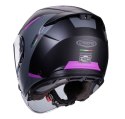 CABERG KASK OTWARTY JET FLYON II BOSS MAT FUKSJA INTENSYWNY ODCIEŃ ROZEGO XS