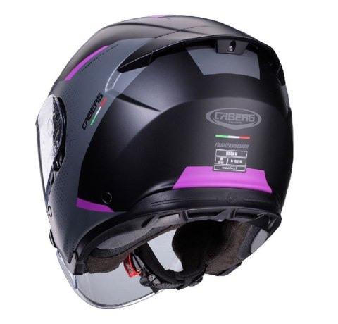 CABERG KASK OTWARTY JET FLYON II BOSS MAT FUKSJA INTENSYWNY ODCIEŃ ROZEGO XS CABERG KASK OTWARTY JET FLYON II BOSS MAT FUKSJA INTENSYWNY ODCIEŃ ROZEGO XS
